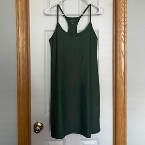Old Navy Powersoft Go-Dry Racerback Dress Green Size Medium
